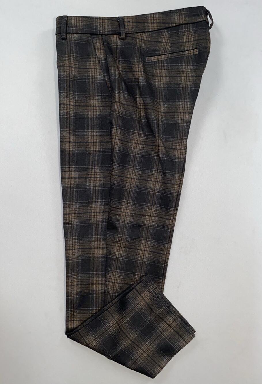 Liverpool Jeans Co Kelsey Knit Trouser Pants in Coffee Bean/Black. Women's 12.